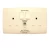 Electrical Switch socket  with RCD 2 g  switch 2 way 13 Amp Alfanar Model  ALF Classic Size 7x14 Colour Beige